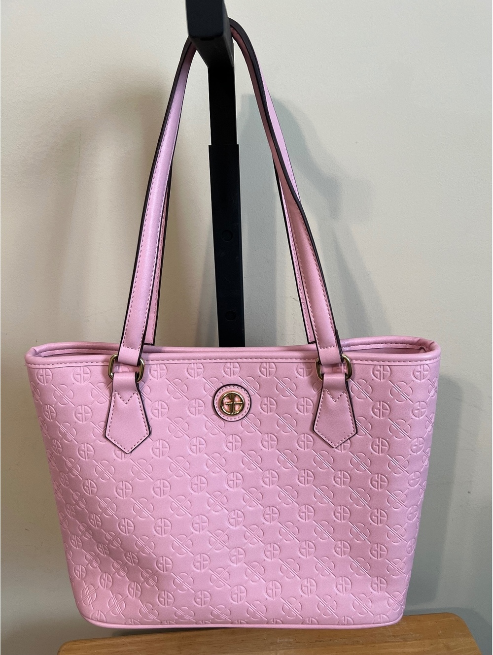 Giani Bernini Pink Faux Leather Tote